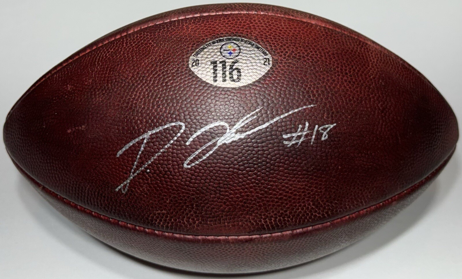 Steelers Game Used Ben Roethlisberger Touchdown TD Pass Football 9/12/21 Bills