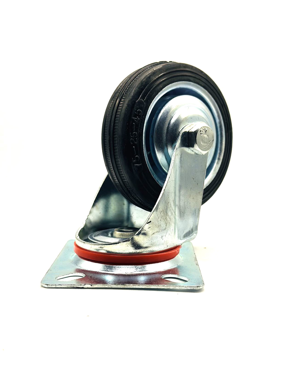 4PK8PK 2"3"4" Swivel Caster Wheels Rubber Base with Top Plate Bearing Heavy Duty