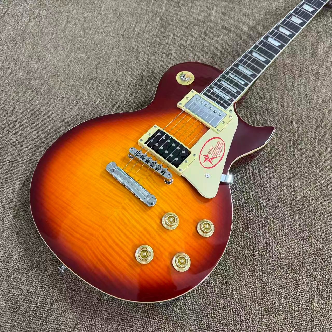 Jimmy page Electric Guitar Tiger Stripes 6 stings gitaar solid body chibson