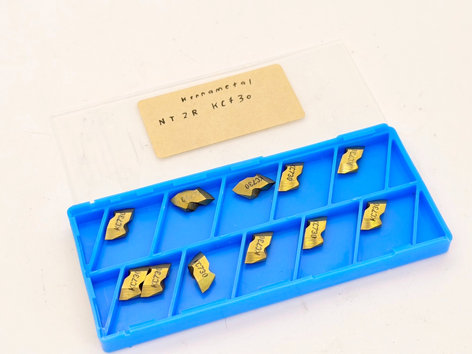 Kennametal NT2R KC730 New Carbide Inserts - Qty. 11