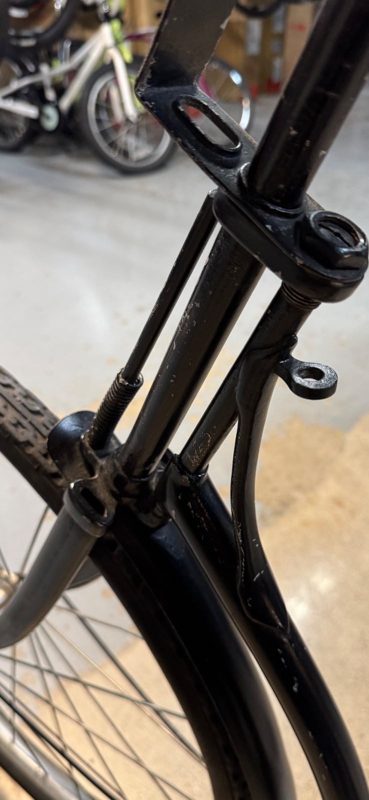 Antique Safety Bicycle c.1890s–1910 Spoon brake Early Bike Vintage- Very Rare!