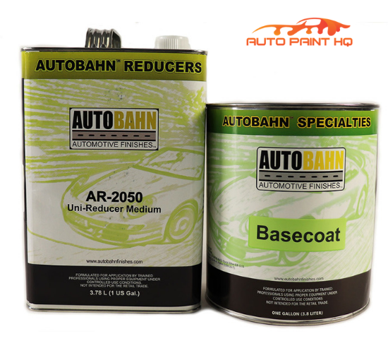 Midnight Blue Pearl Basecoat with Reducer Gallon (Basecoat Only) Auto Paint Kit