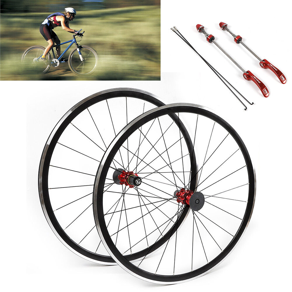 700C Ultralight Road Bicycle Bike Wheel Front Rear Wheelset Brake C/V 7-11 speed