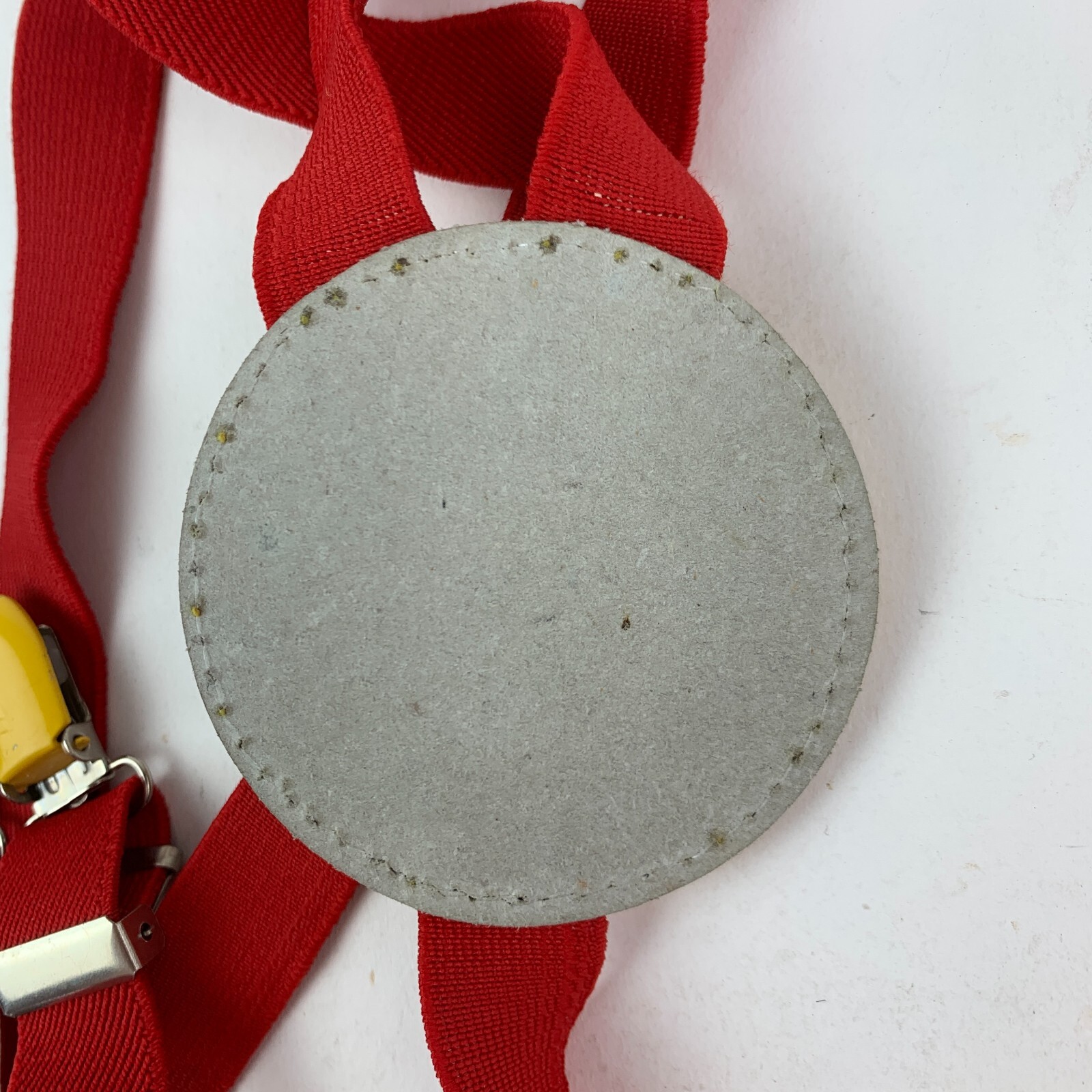 Vintage Red Yellow Smiley Happy Face Boys Adjustable Elastic Suspenders