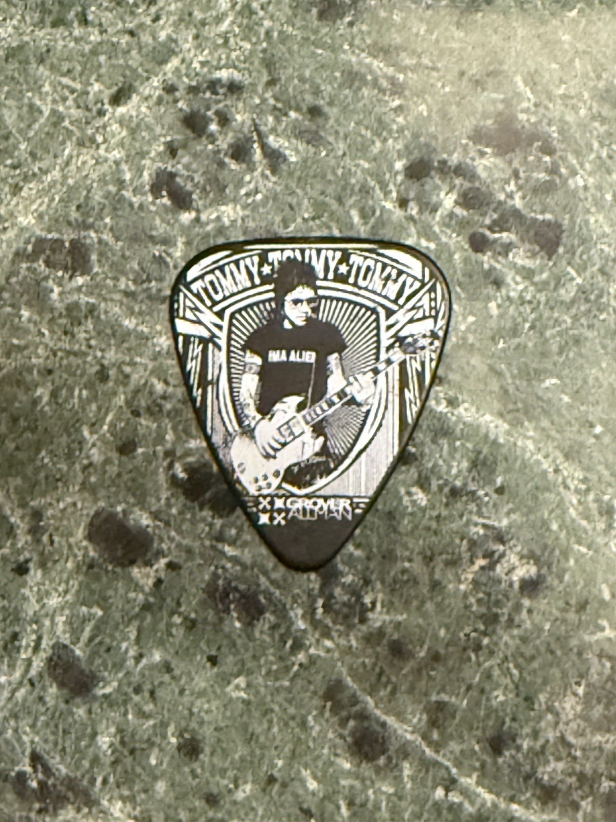 TOMMY HENRIKSEN Solo Guitar Pick 2015 TOMMY TOMMY TOMMY rare