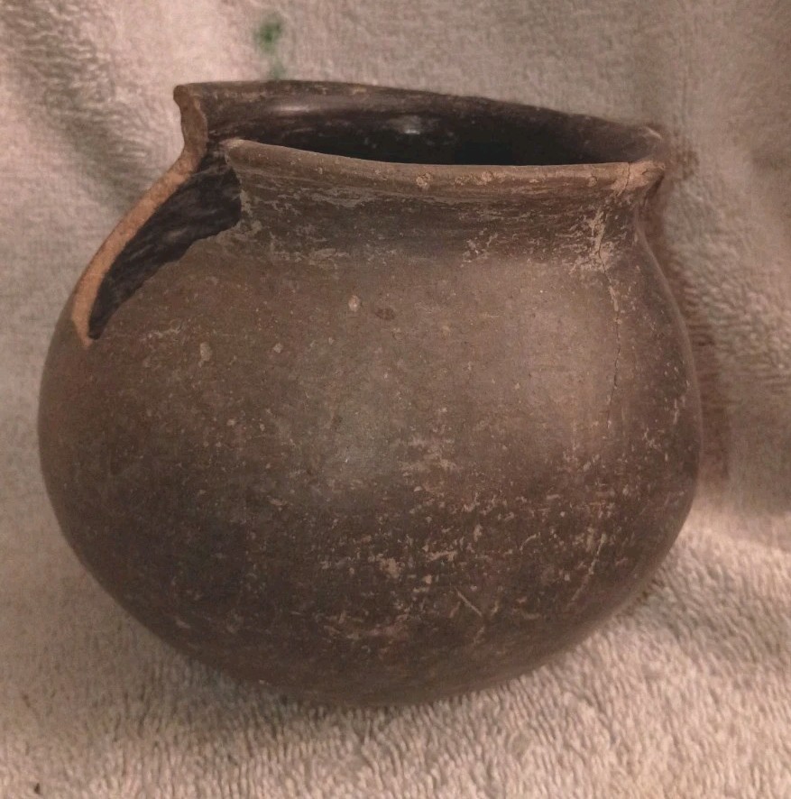 Great Antique Ancestral Pueblo Jar Pottery Bowl