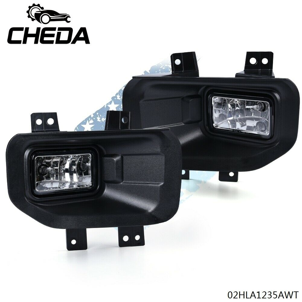 Fit For 2015-2017 Ford F-150 Clear Lens Front Bumper Fog Light Driving Lamps New