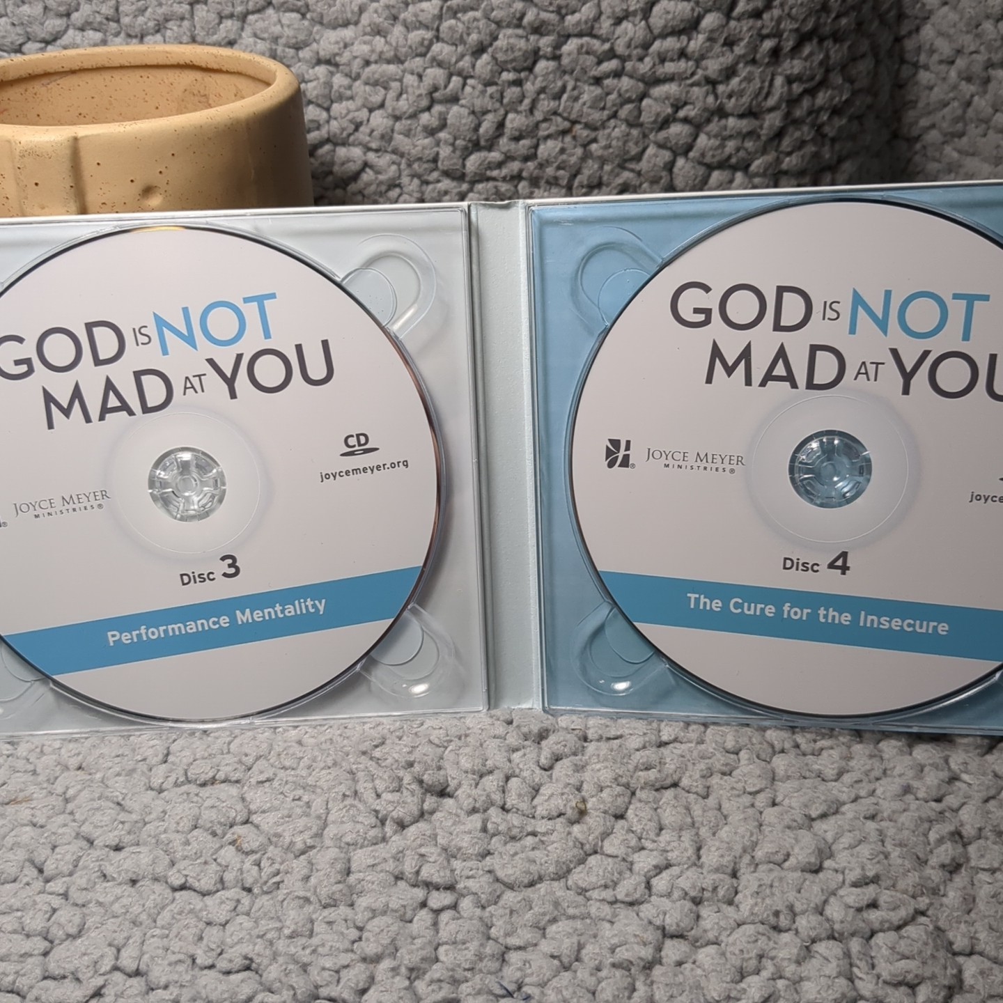 God is Not Mad at You (4 CD Album) By Joyce Meyer