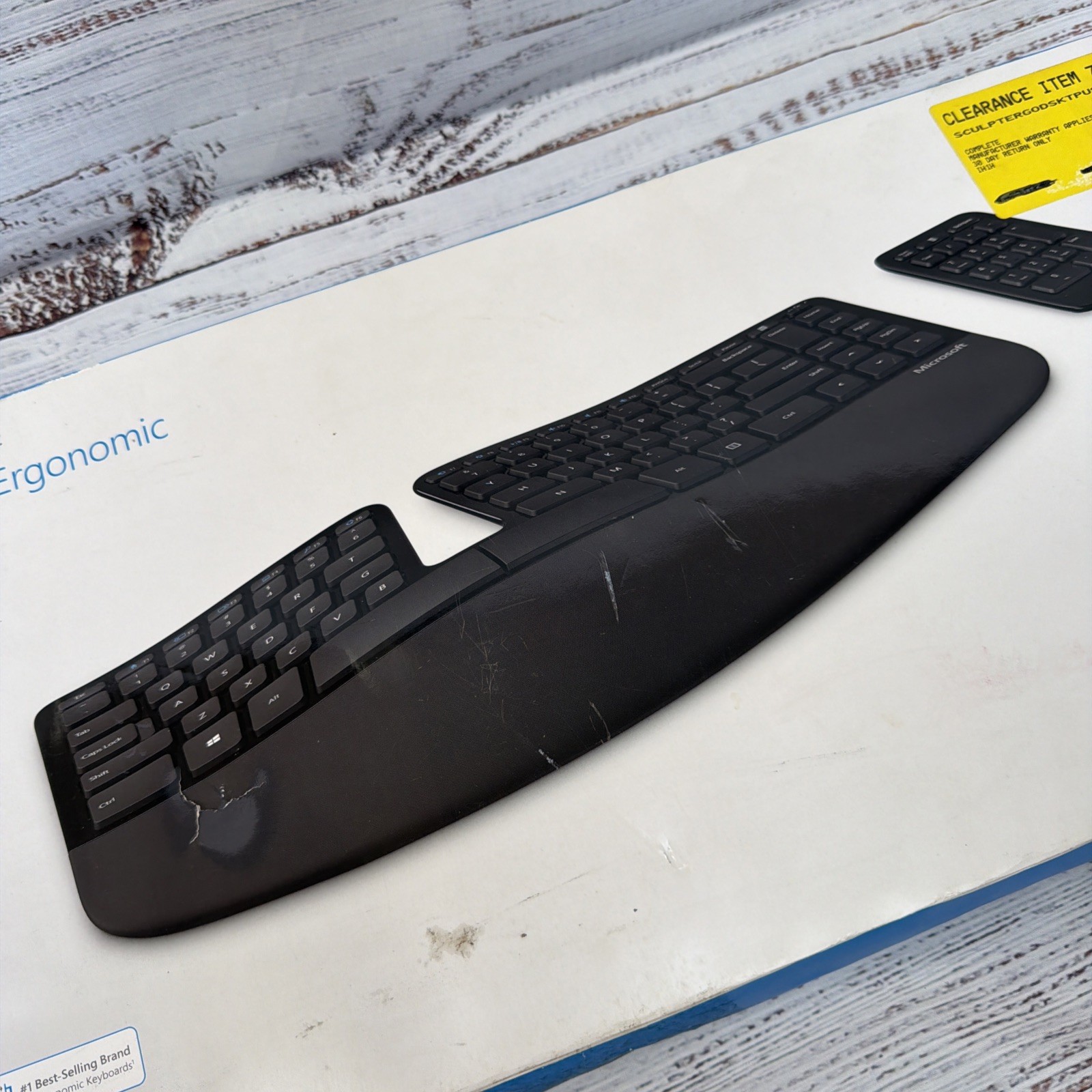 Microsoft L5V-00001 Sculpt Ergonomic Desktop Keyboard Mouse Keypad - TESTED