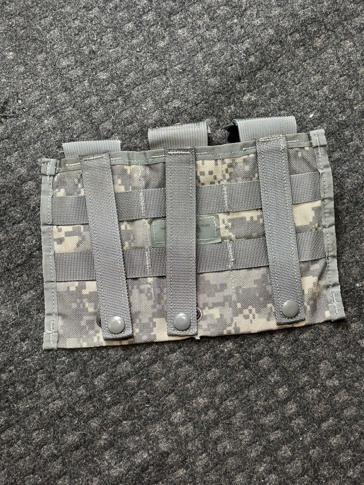2 Pack USGI Military ACU Triple Mag Pouch Magazine 30 Round ARMY MOLLE EXCELLENT