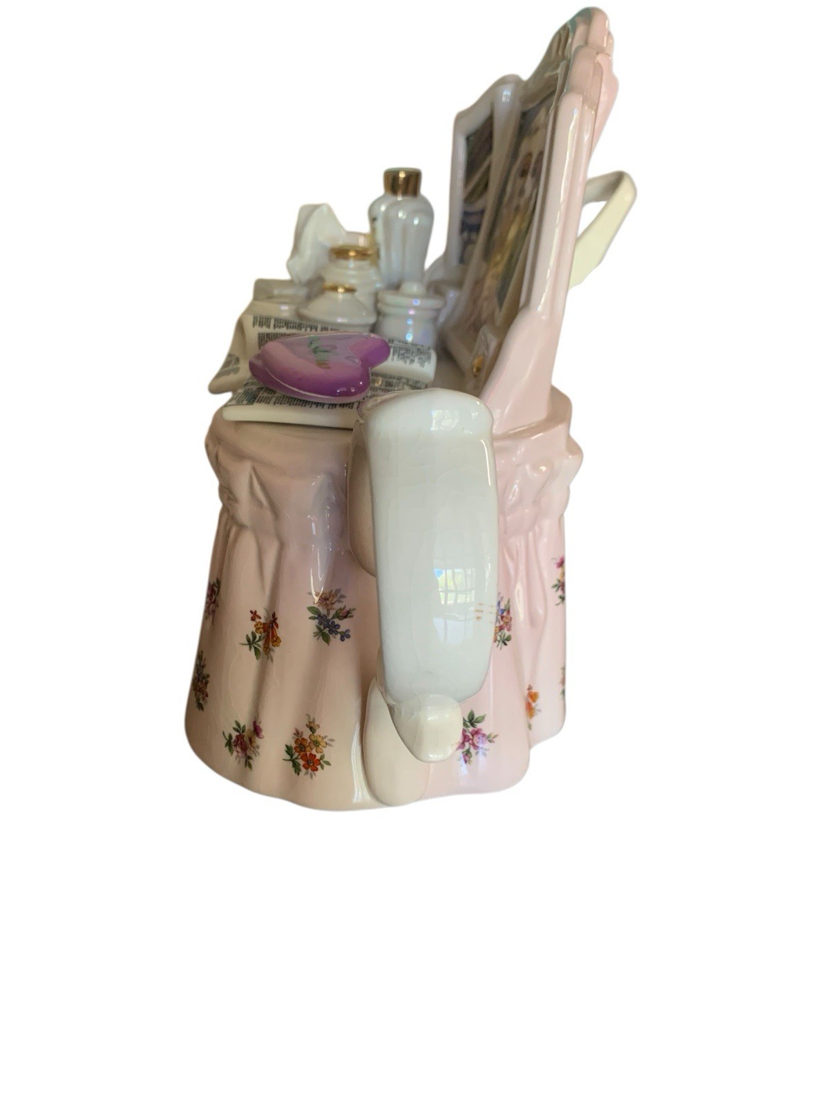 RARE Paul Cardew Ladies Dressing Table Vanity Glam Teapot Limited Edition Signed