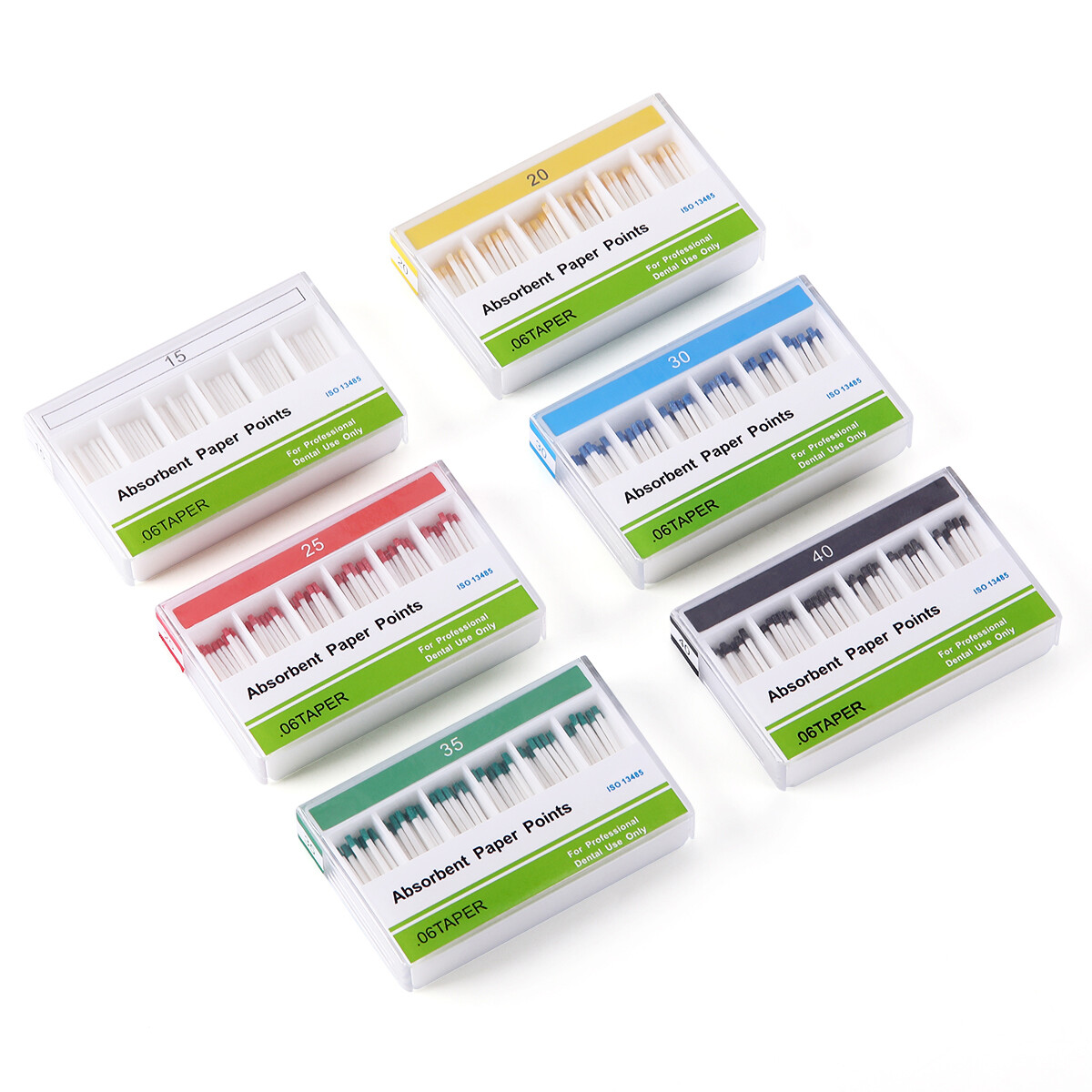 SALE Dental Endodontic Absorbent Paper Points Taper 0.04/ 0.02 /0.06 15#-40#
