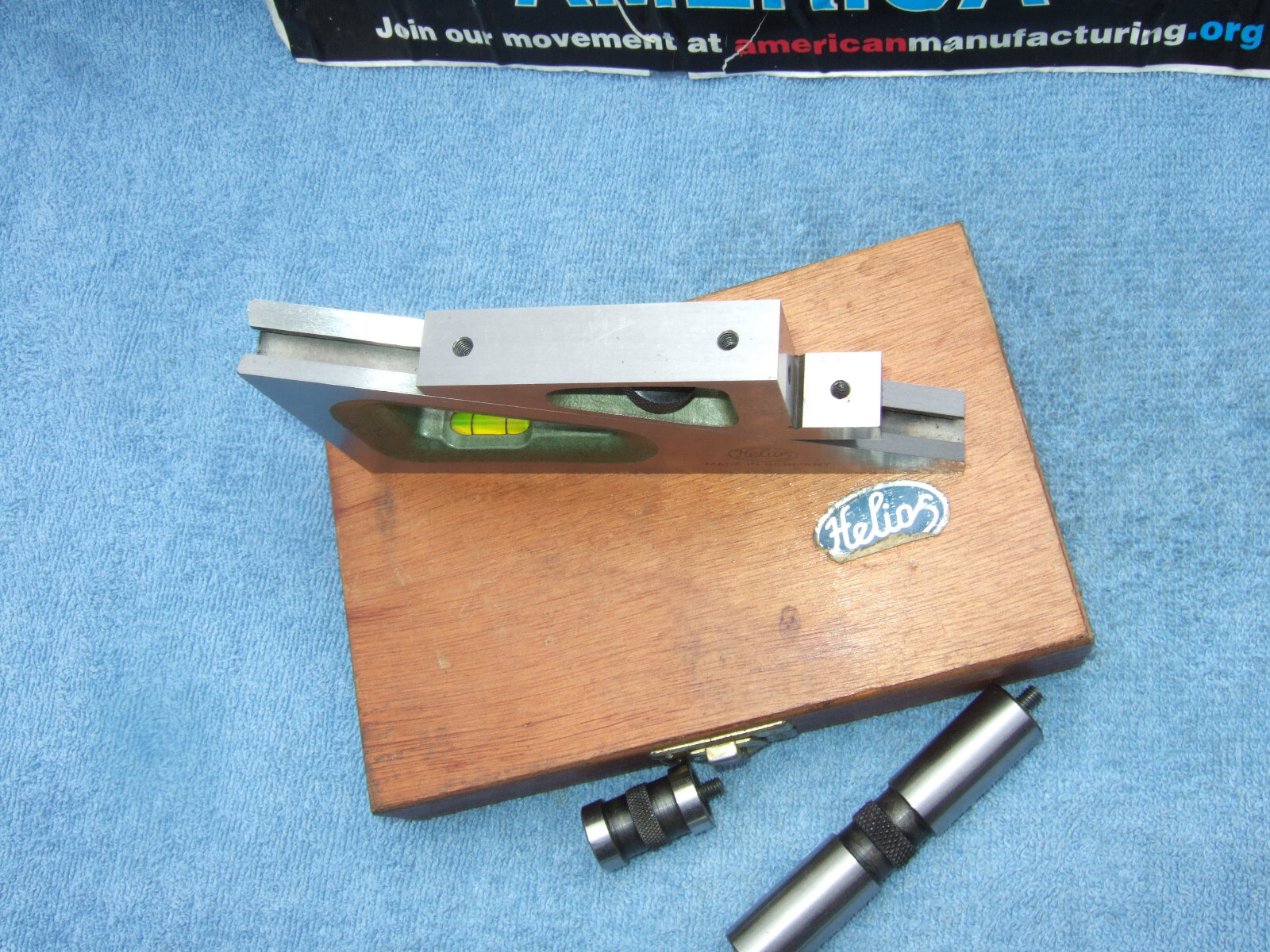 HELIOS GERMAN MADE PLANER GAGE W/CASE MACHINIST TOOLMAKER No.4 MANY MORE US HERE