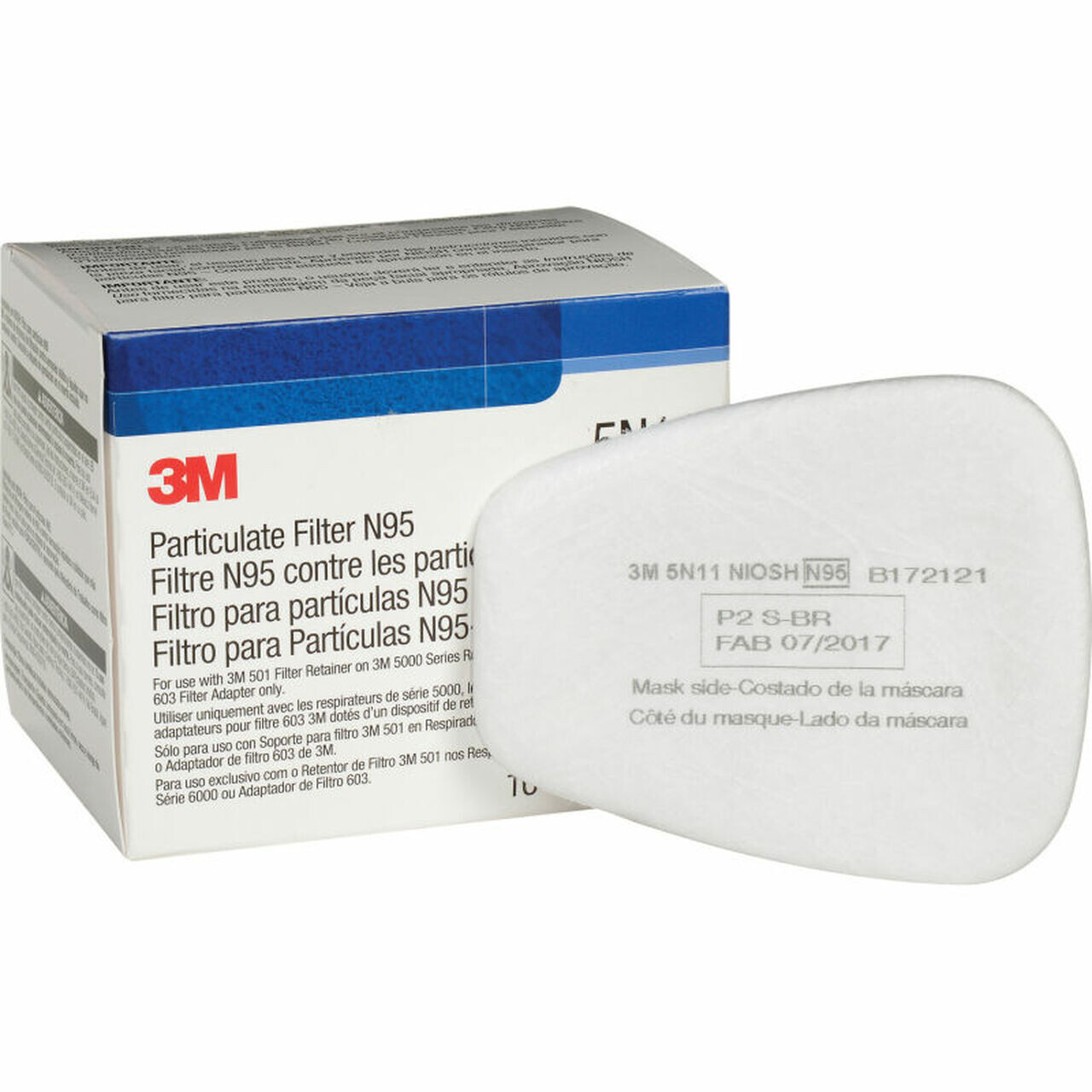 3M 5N11 N95 filters 10x for 6200 6800 7502 SEALED box Oem ----  made & ships USA