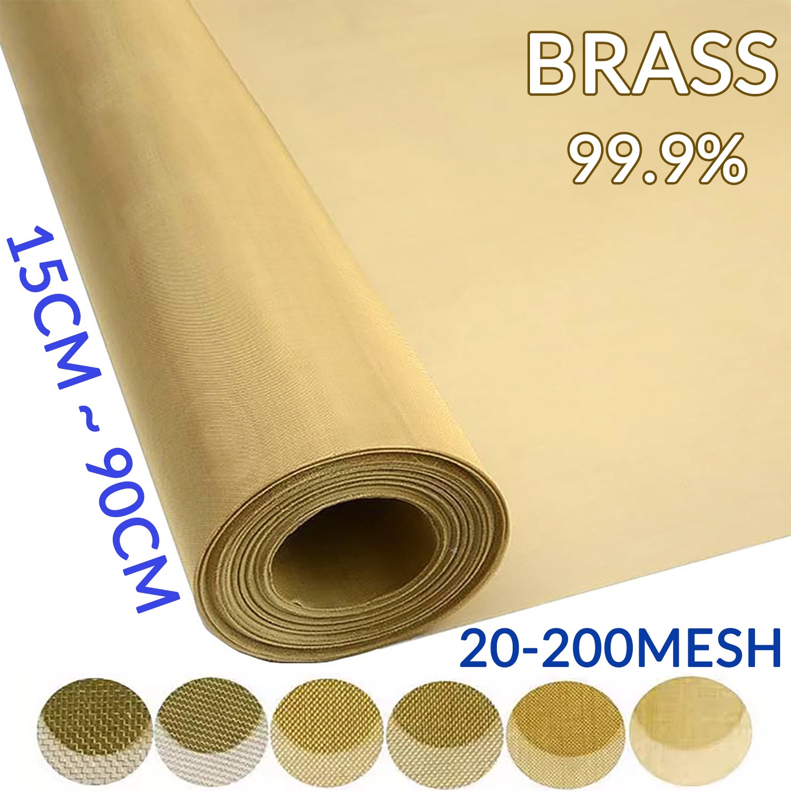Brass mesh copperr wire mesh 20 - 200 Mesh paint filter screen signal screen