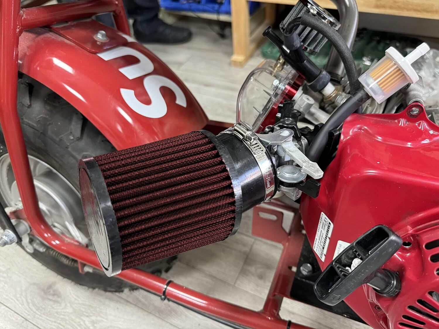 Air Filter Cleaner Kit for Predator 212cc CT200U KT196 6.5 Hp GX200 Red