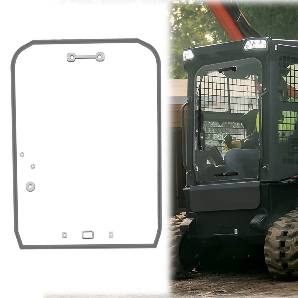 Anti-scratch Polycarbonate Door Window Fit Kubota SVL65,SVL75,SVL90,SVL95,SVL97