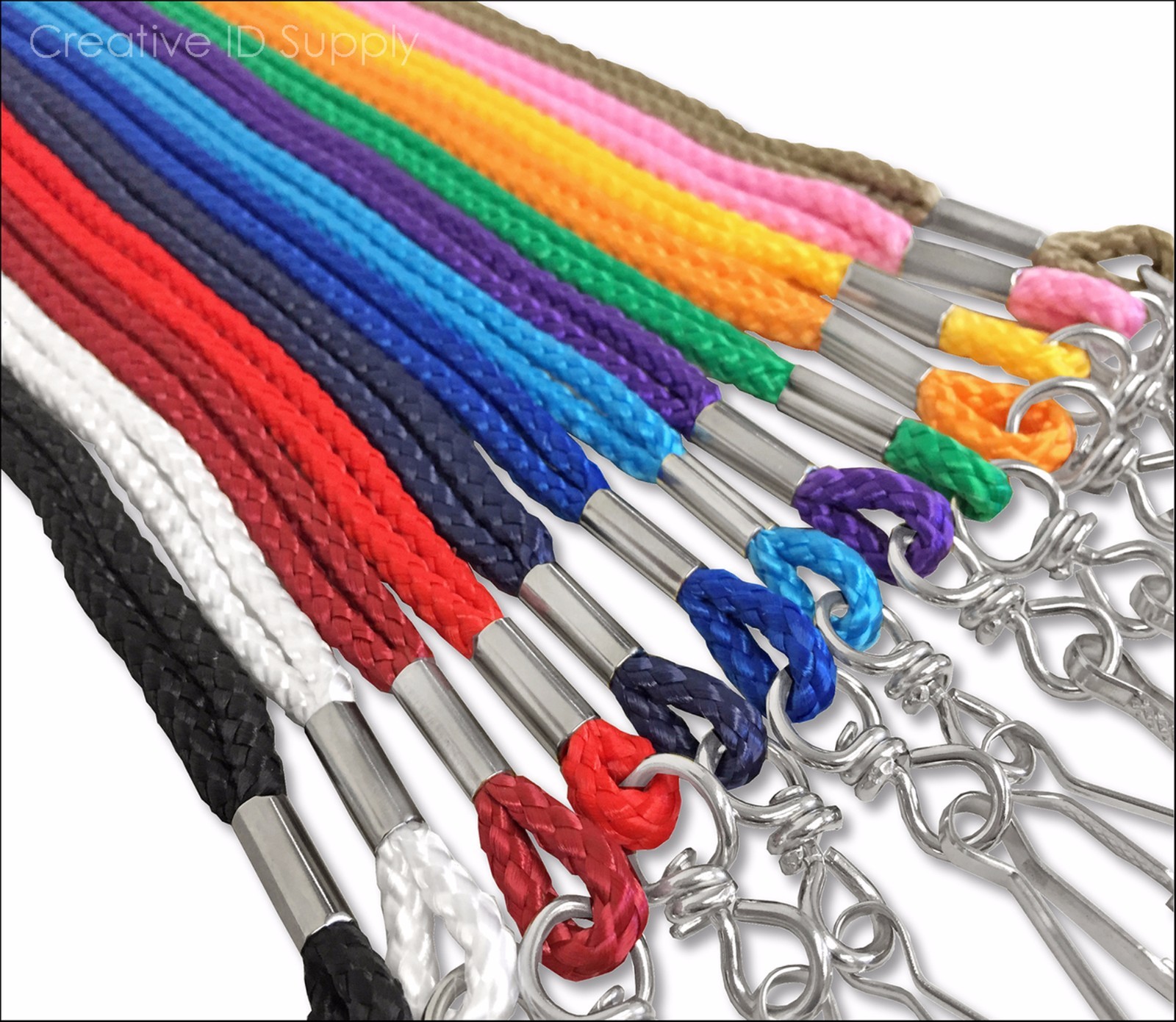 ** 15 ** Rope Round NECK LANYARDS =FREE SHIP= ID BADGES