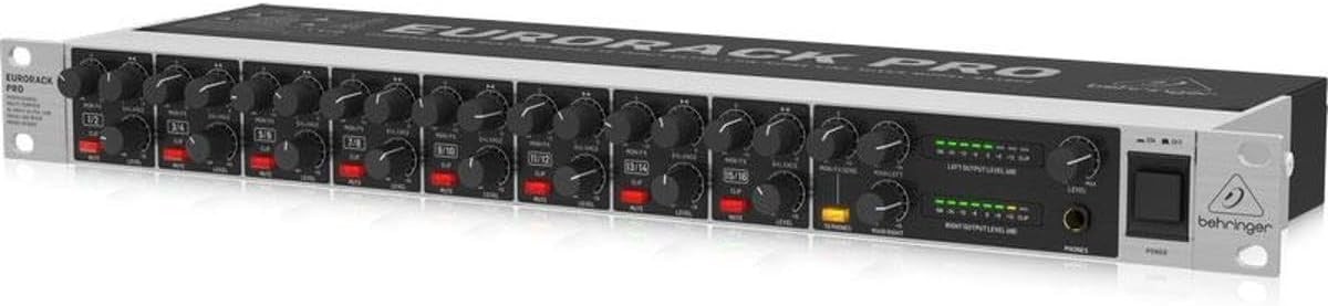 Behringer EURORACK PRO RX1602 V2 16-Input Ultra-Low Noise Multi-Purpose Mixer