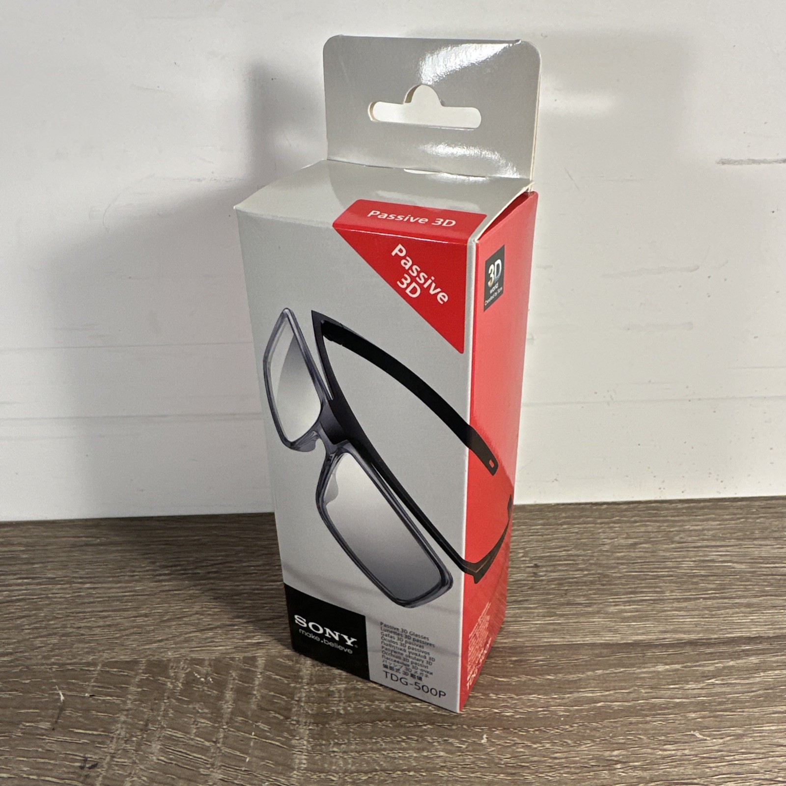 SONY Original TDG-500P Lightweight Passive 3D Glasses TDG500P