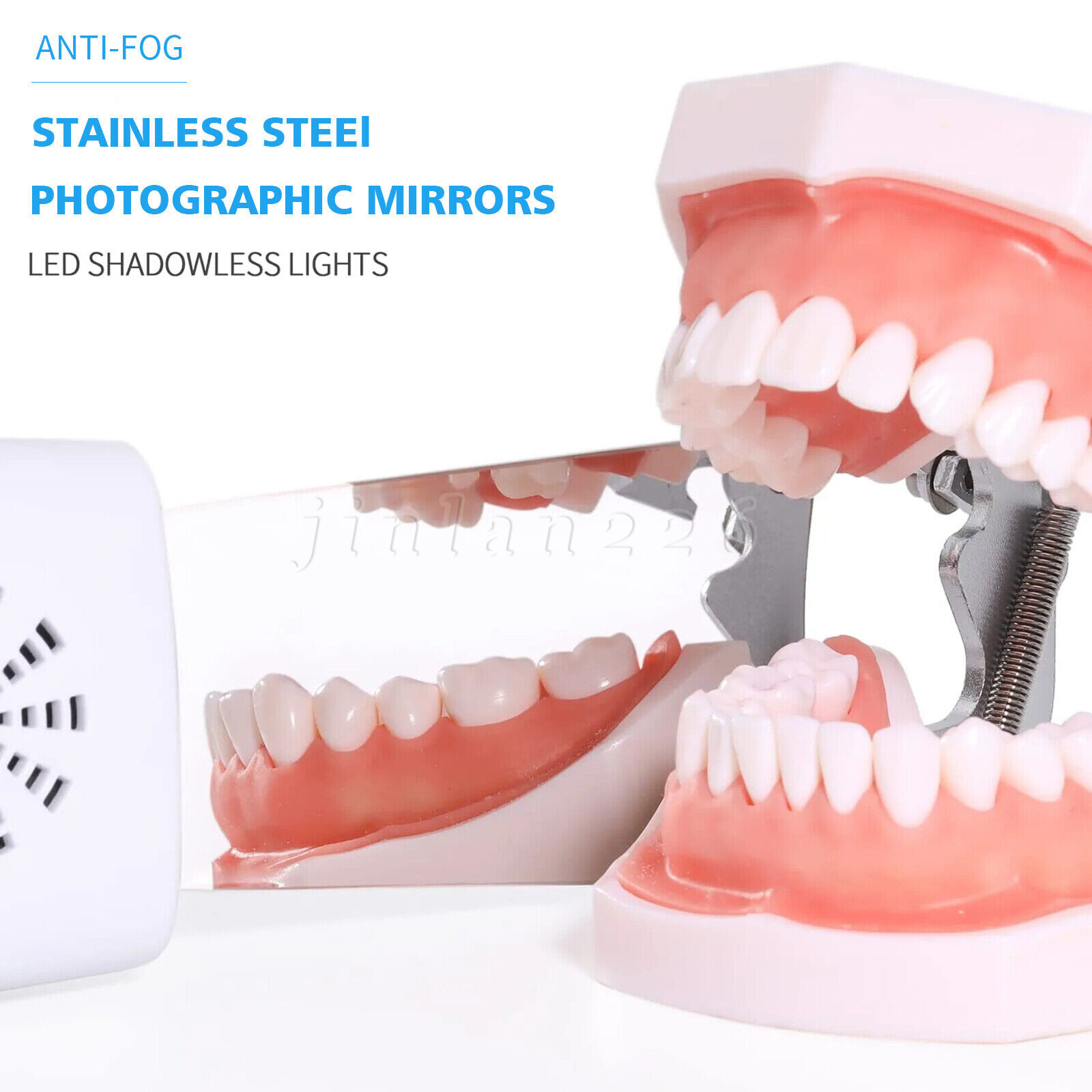 Espejo Oclusal Dental Sin Niebla LED Intra Oral Foto Sistema Espejo Reflector