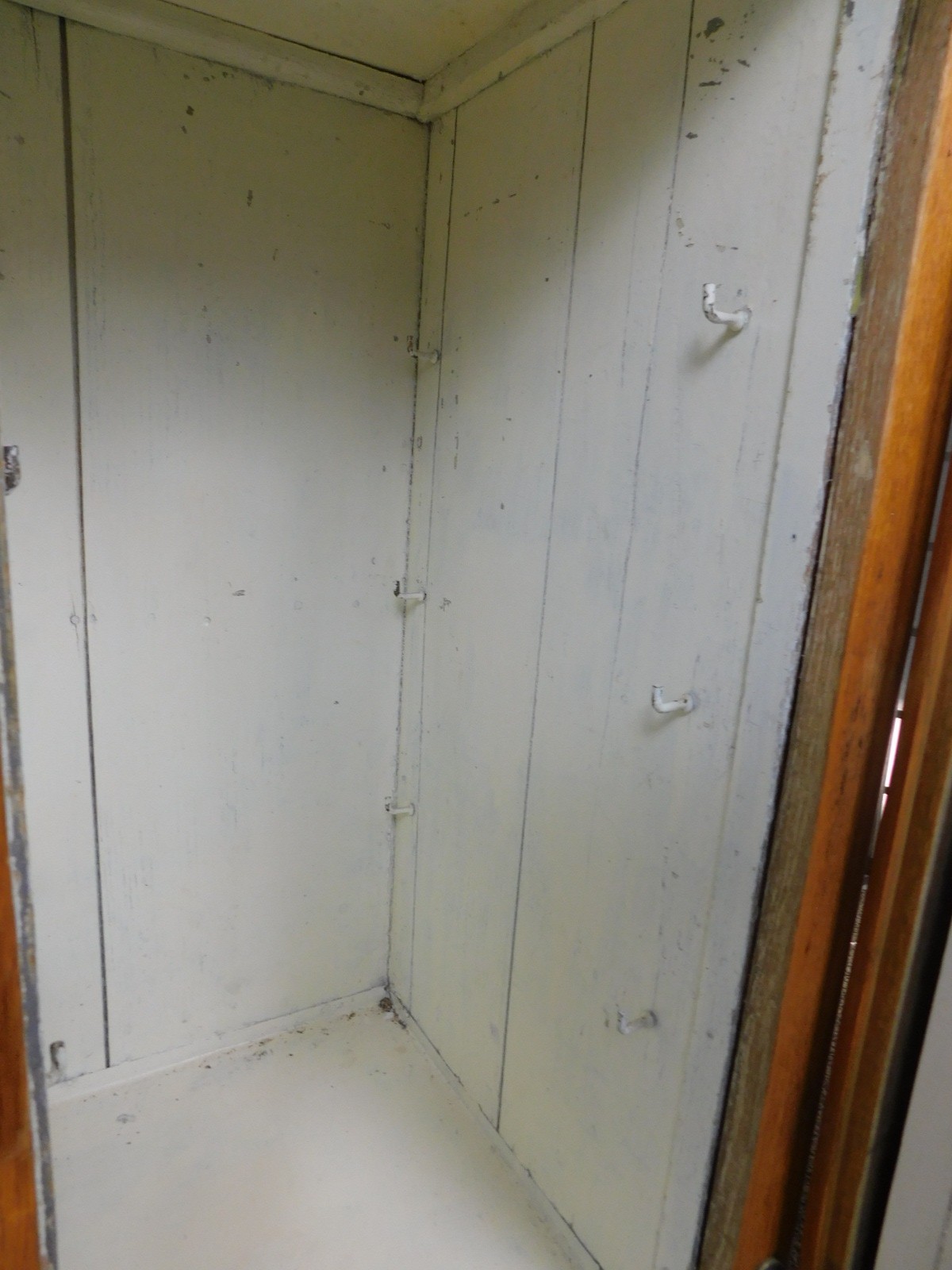 Antique REAL DEAL c1915 ALL Original Oak Ice Box Bar Counter Refrigerator VG HOT