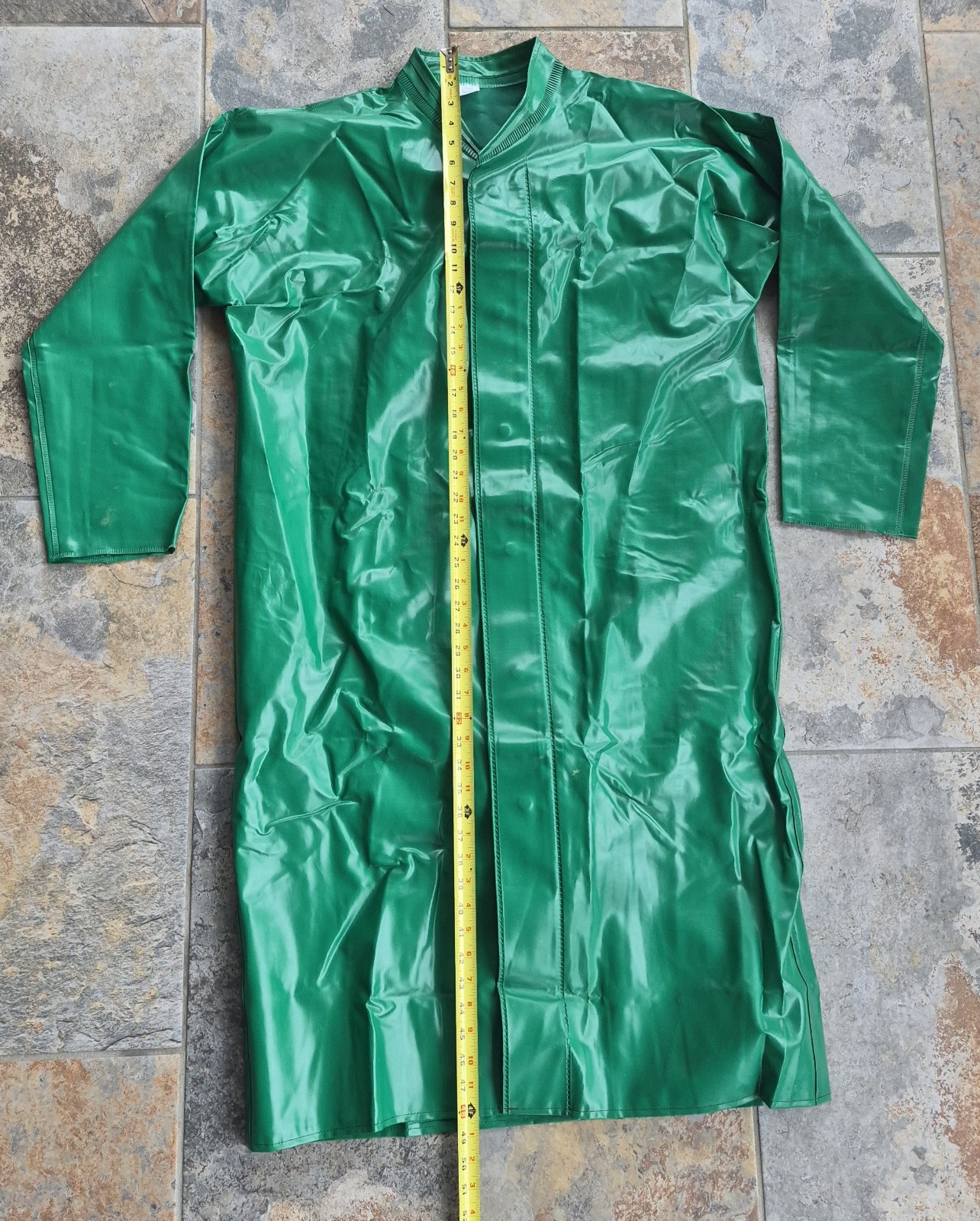 Neese Chem Shield 96 Series Protective Green Coat Adult Large PVC On Polyester