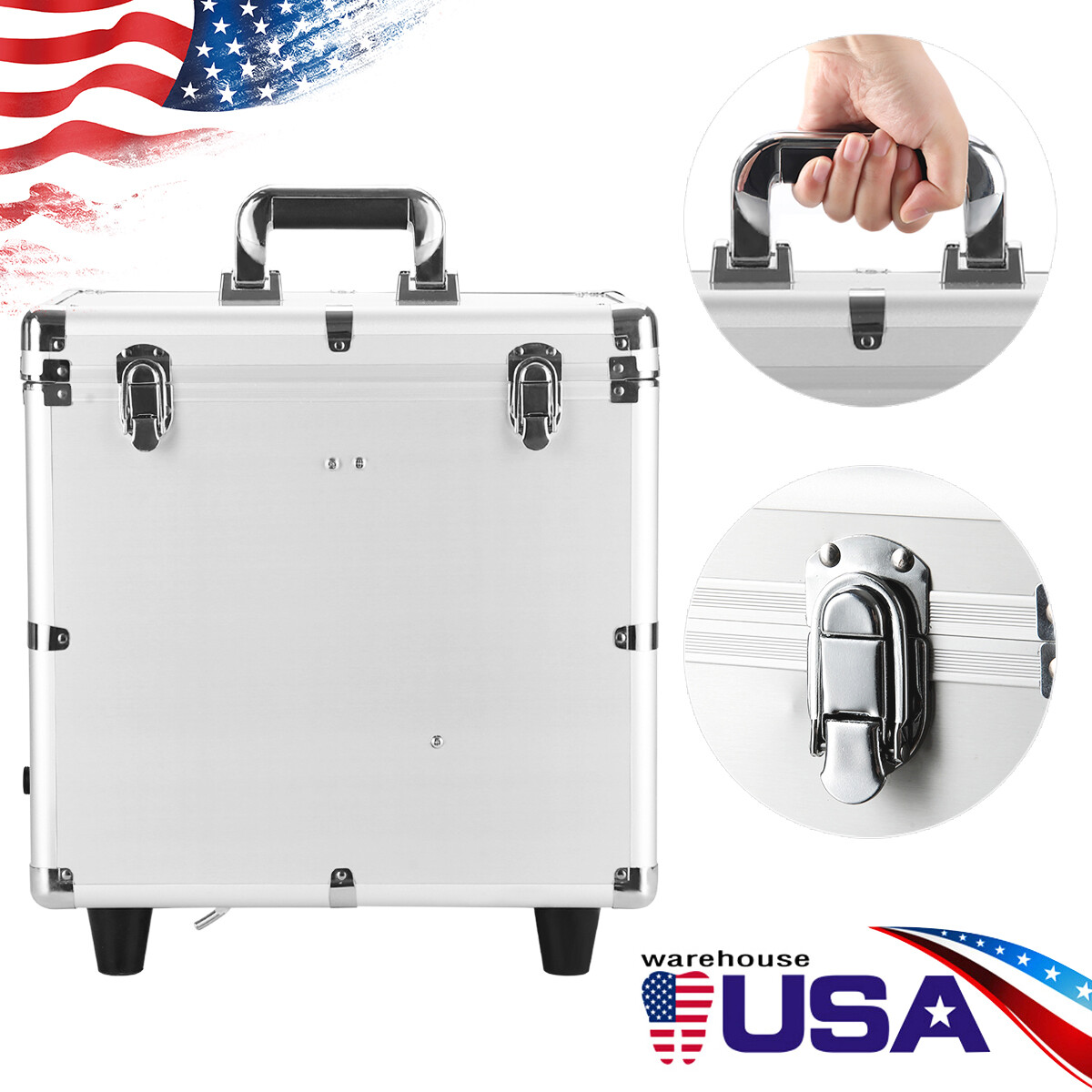 Portable Dental Mobile Delivery Unit Rolling Box Air Compressor Suction 4H/Chair