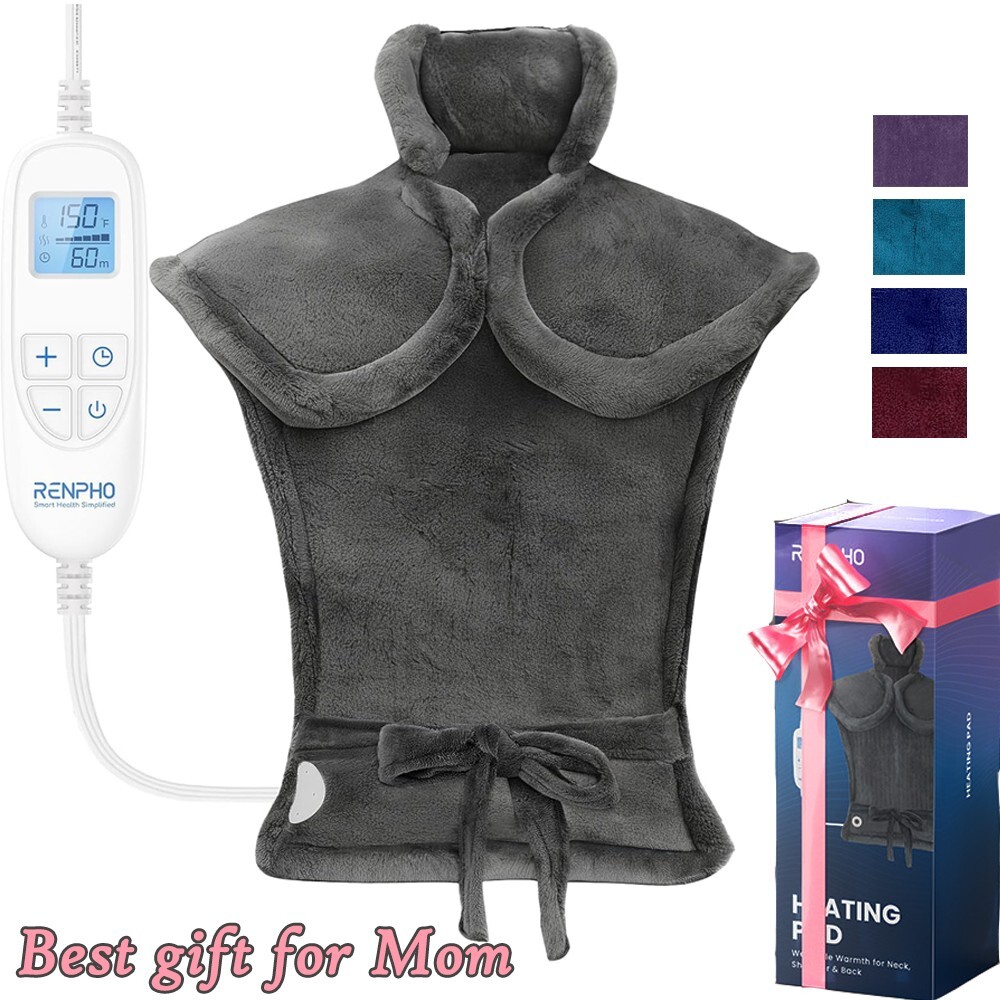 RENPHO Heating Pad for Neck , Shoulder , Back Pain Relief, Mother's Day Gift NEW