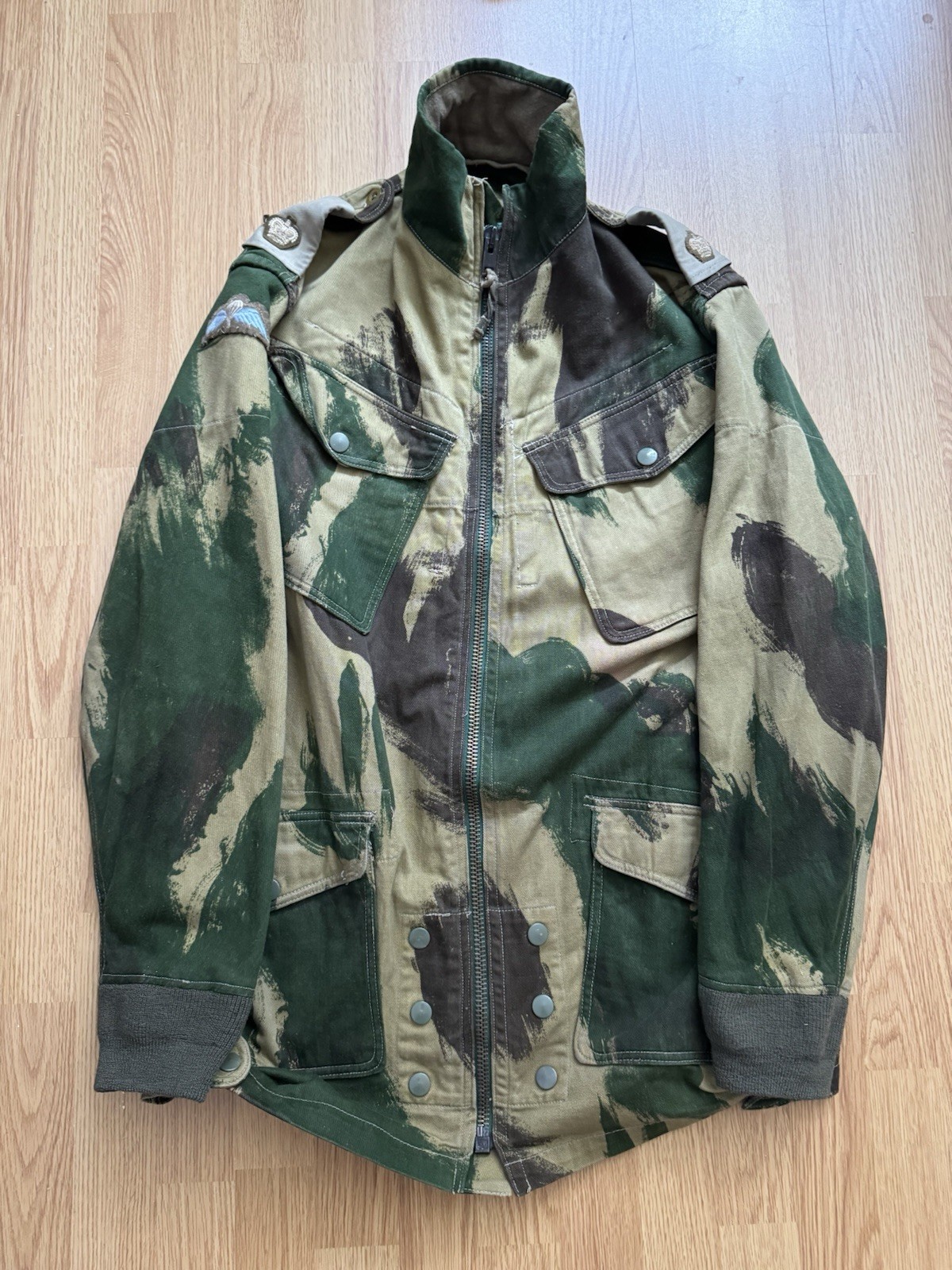 Genuine 1959 Pattern Denison Smock Major Rank & Wings Airborne Parachute