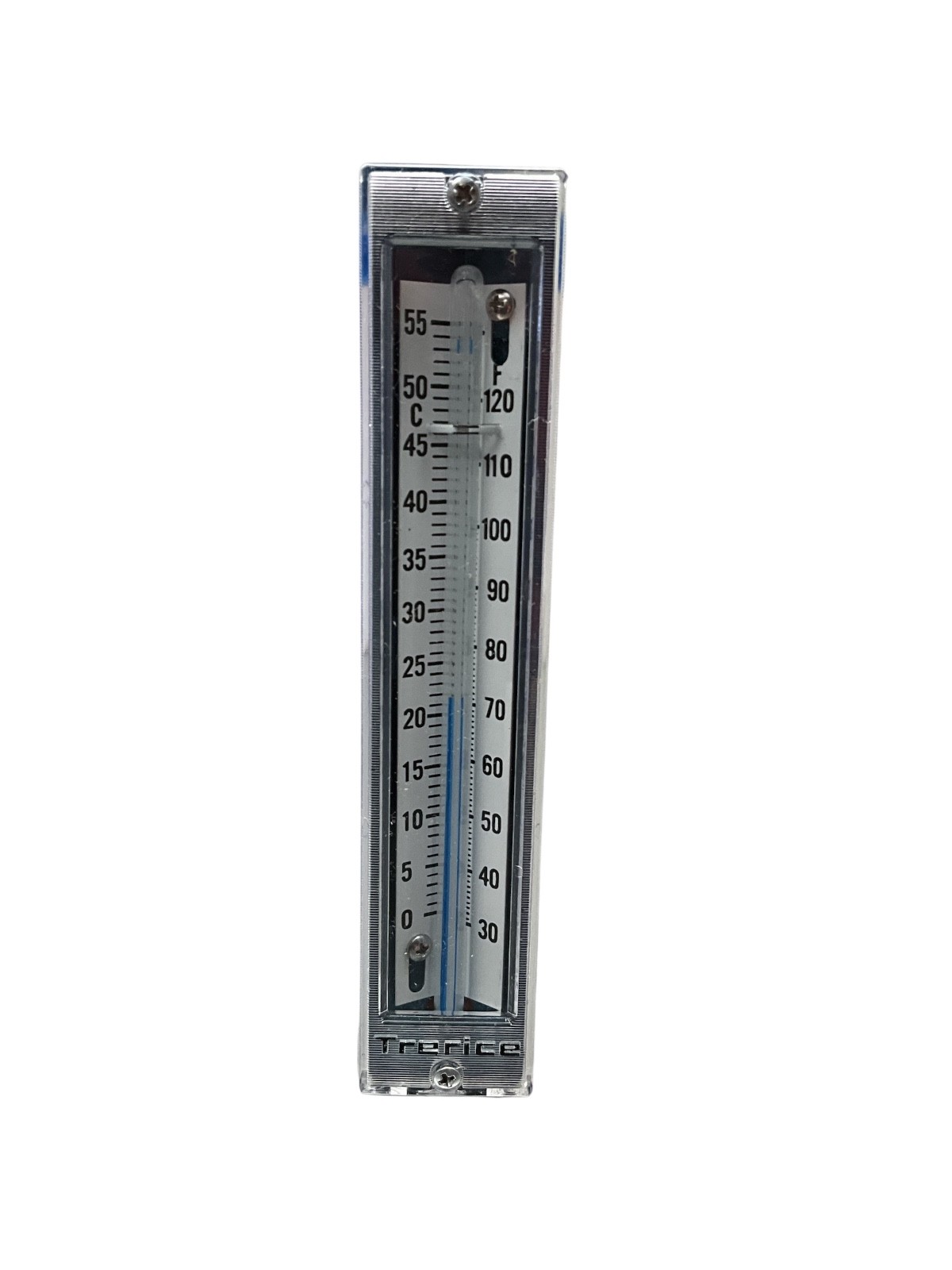 Trerice Econo Thermometer 435210243SPB 2" Angle Aluminum Stem 30-130°F New