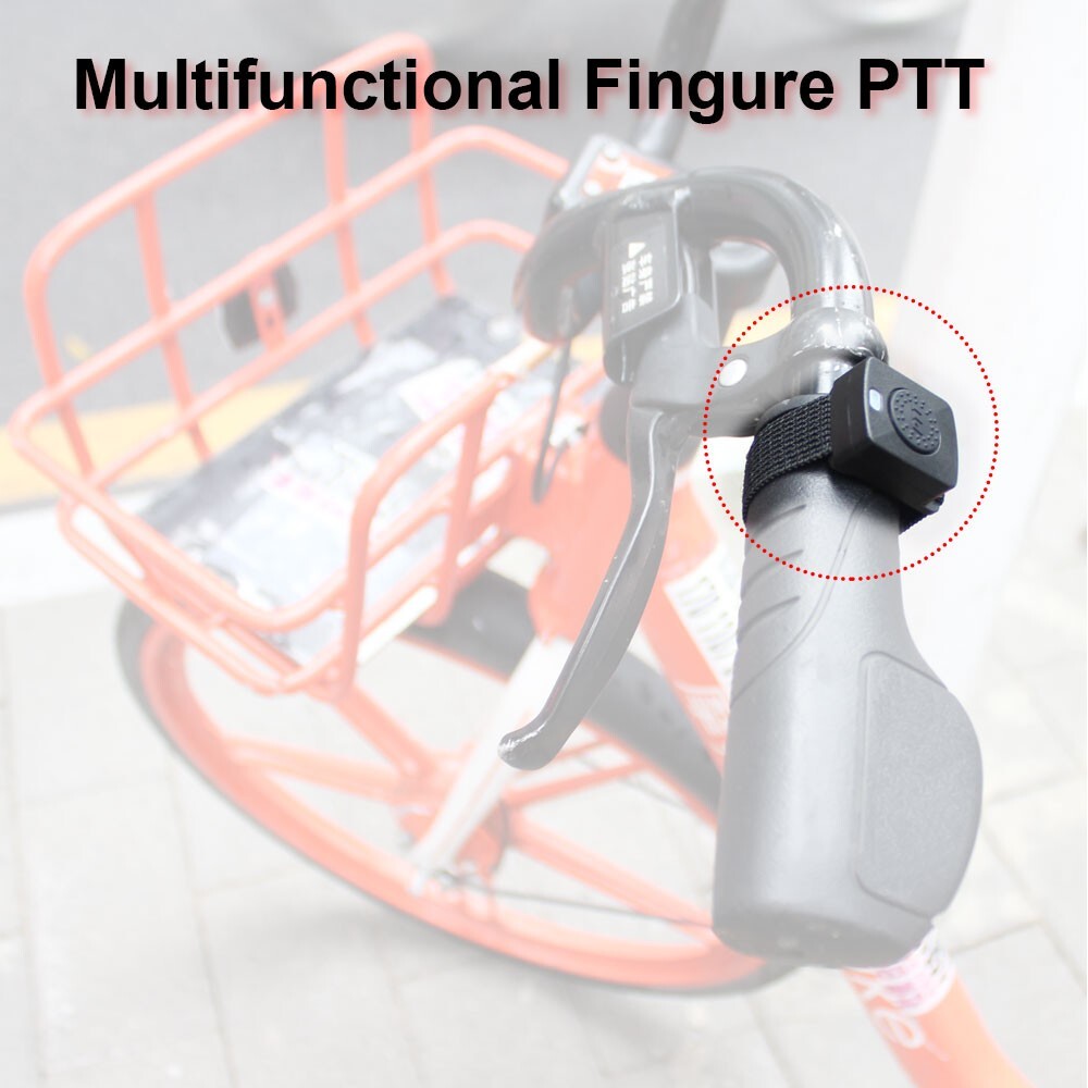 Wireless Hands-free PTT Bluetooth Earphone K1 Plug For UV-82 UV-5R Walkie talkie