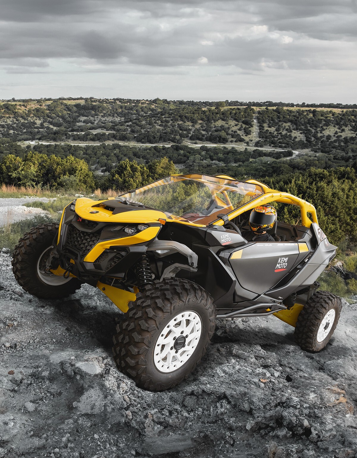 715007170 UTV Nerf Bars Rock Sliders Rocker Guards for Can Am Maverick R 2024+