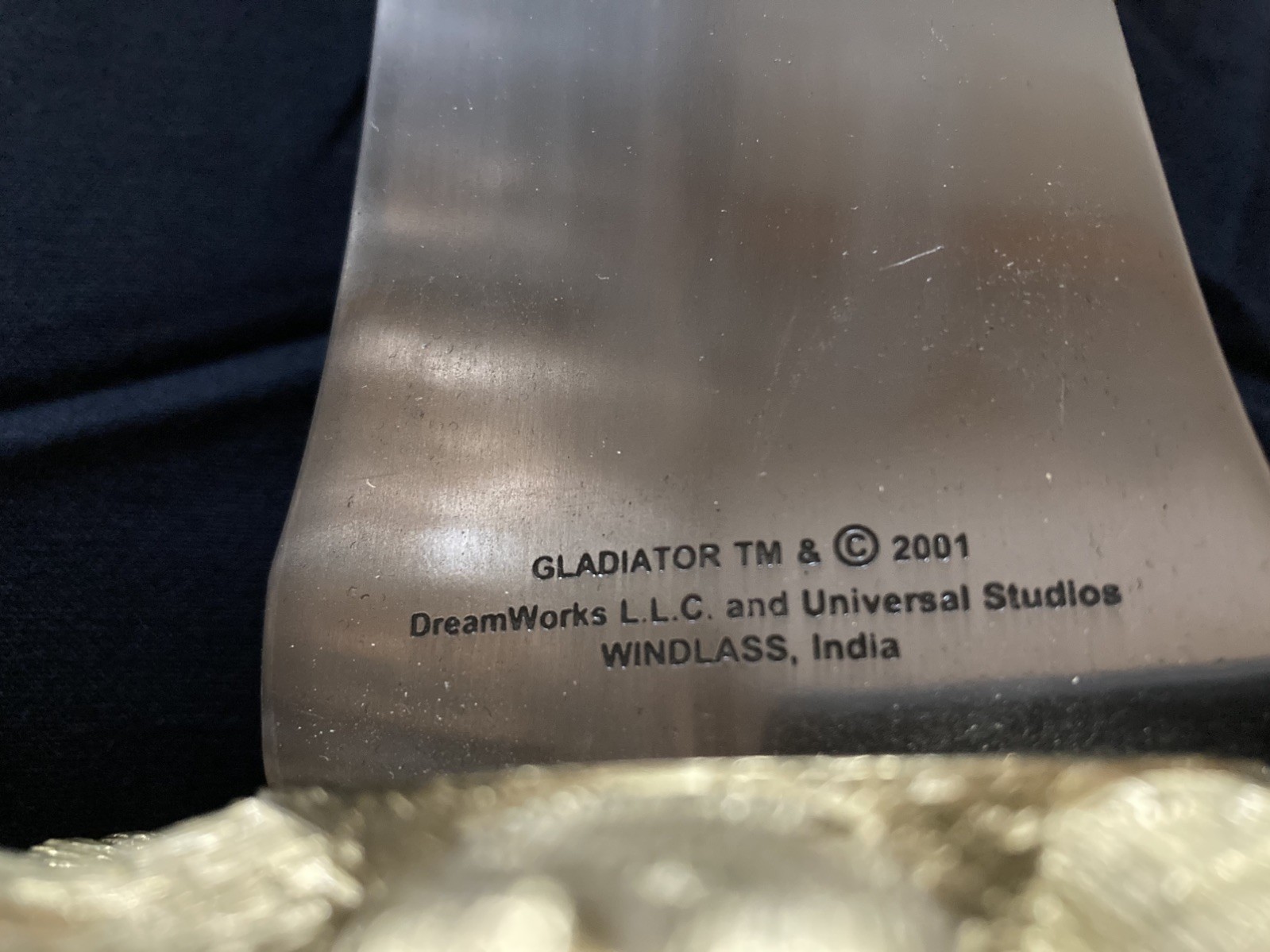 Gladiator Tigris of Gaul Sword x Dreamworks 2000W/ Stand Replica Please