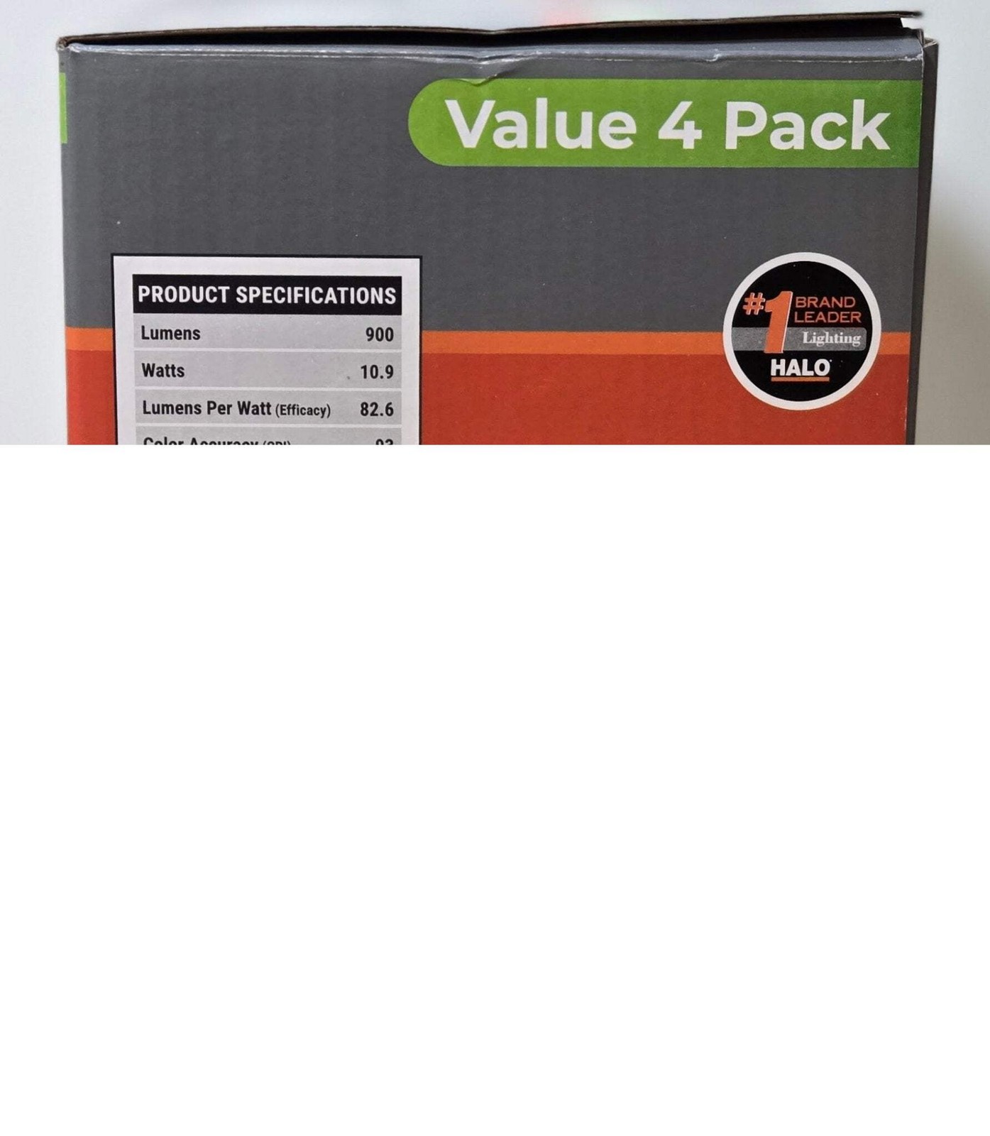 HALO HLBSL 6 in. Can Less Integrated LED White 4-Pack HLBSL609FS5-4PK 900 Lumens