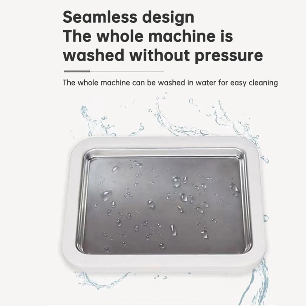 Rolled Ice Cream Tray, Maker for Kids, DIY Homemade smoll, White