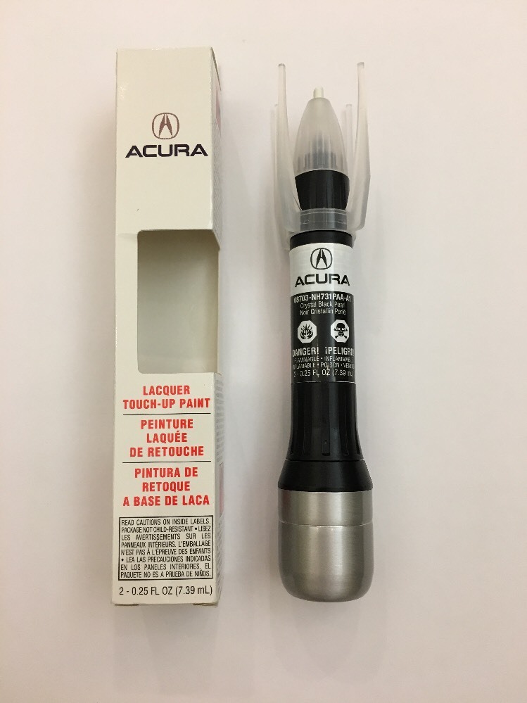 Genuine OEM Honda Acura Touch Up Paint NH-731P Crystal Black Pearl