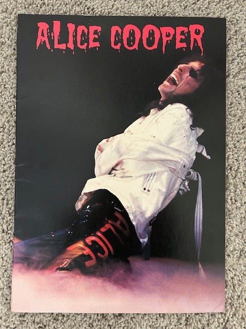 ALICE COOPER  (4)  Tour Concert Programs Tour Books Bundle