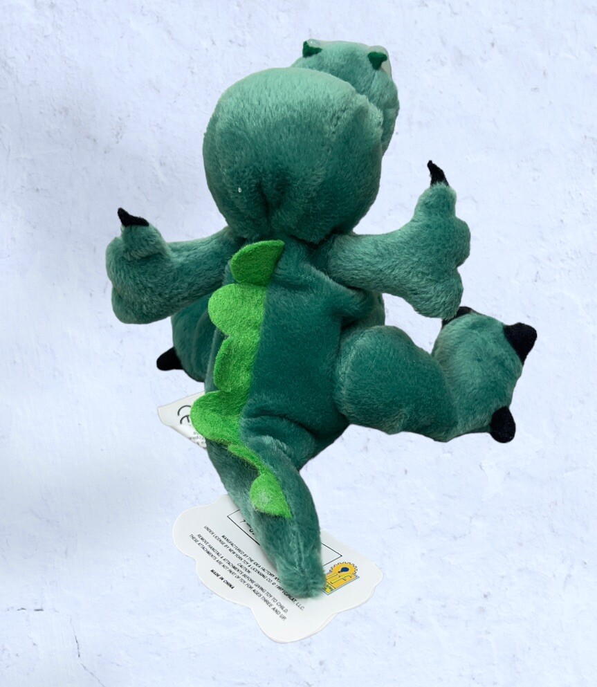 Vintage Meanies Series 1 Boris the Mucousaurus Plush Beanie New w/ Tag