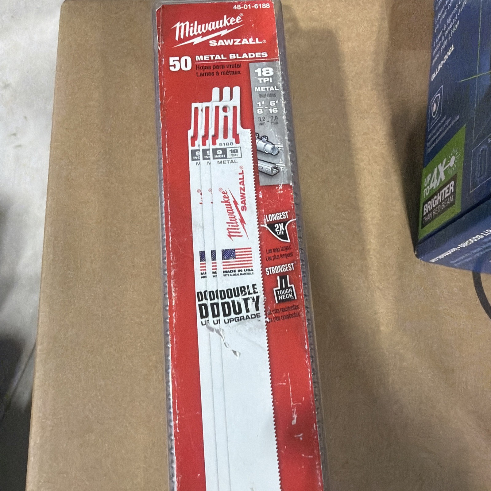 Milwaukee 48-01-6188 Reciprocating Saw Blade - White (50 Pack) New