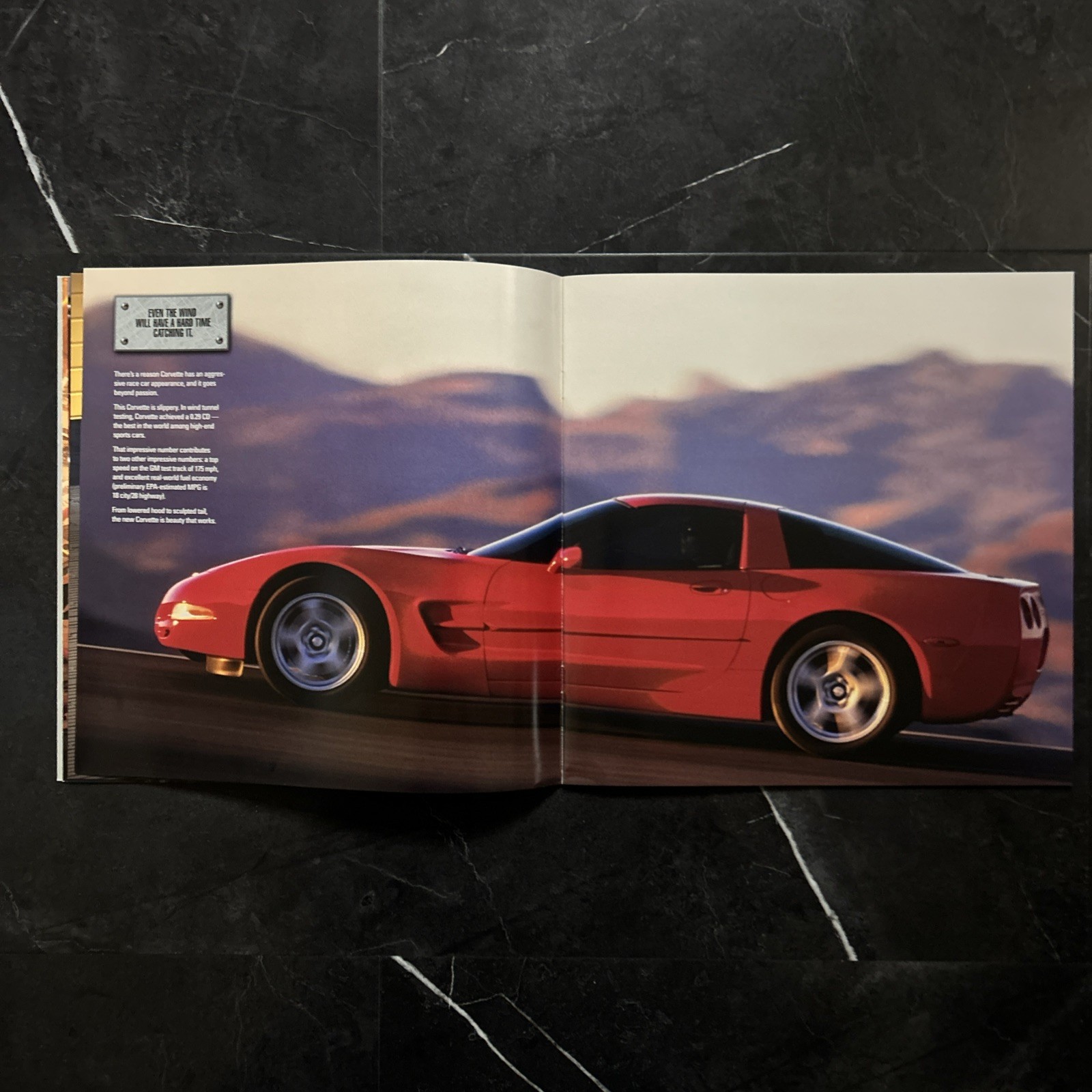 1997 ORIGINAL Chevrolet C5 Corvette Dealer Deluxe Sales Brochure Printed Dec. 96