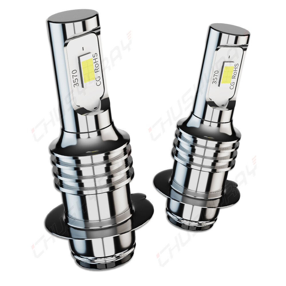 For Yamaha Raptor 350 660R 700 700R LED Headlight 2pcs Bulbs Kit YFM350R YFM660R