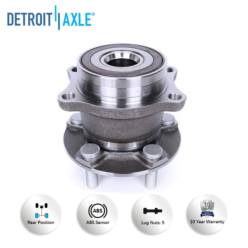 Front & Rear Wheel Hub & Bearings for 2009 2010 2011 2012 2013 Subaru Forester
