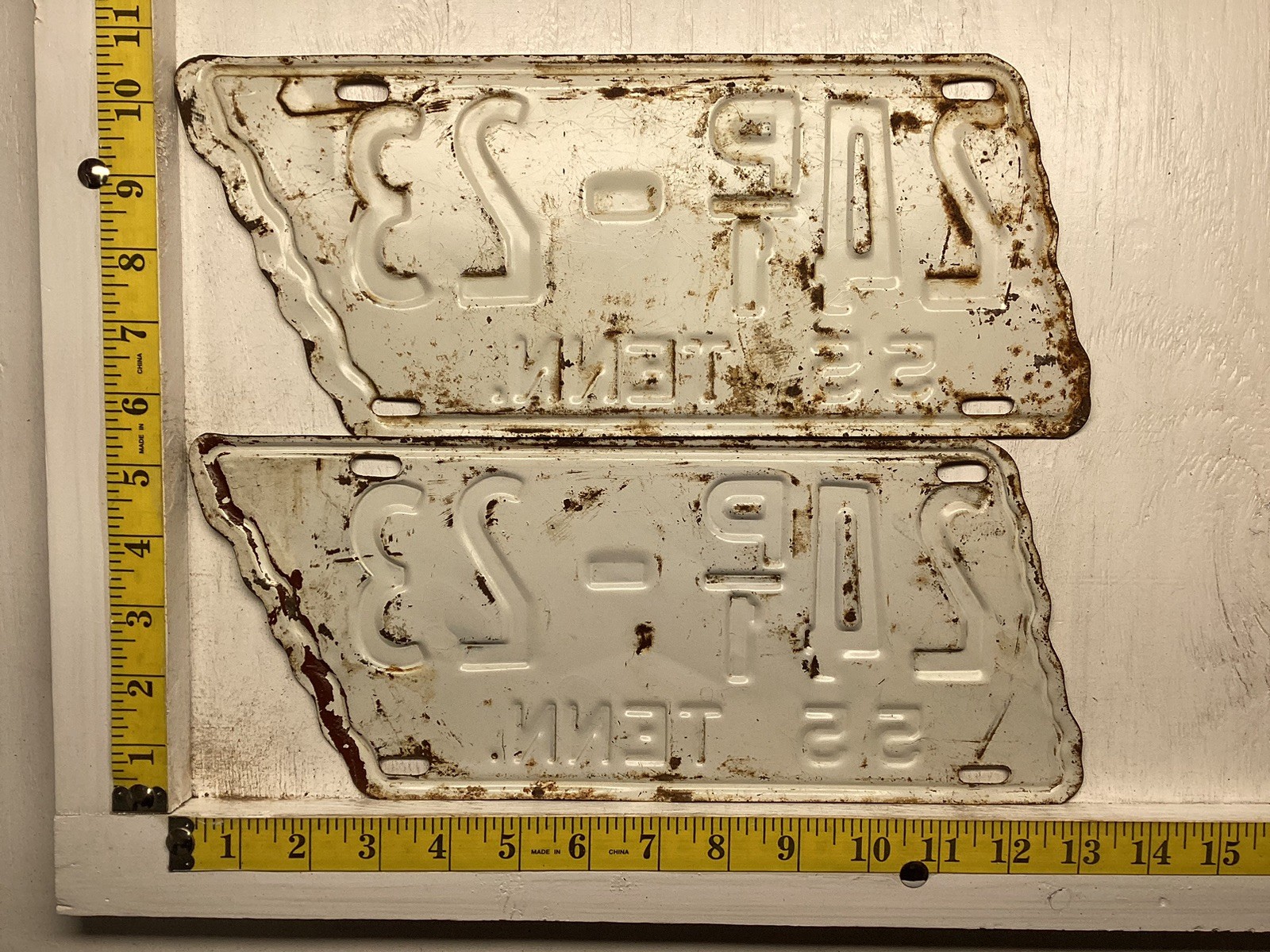 1955 Tennessee License Plate