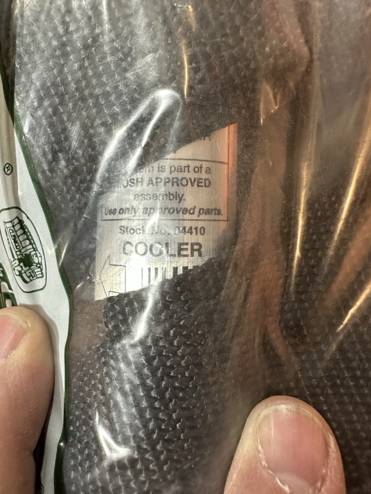 Clemco Industries Cool-Air Tube Model Cat 04410 For Blasting Helmets 90-100 PSI