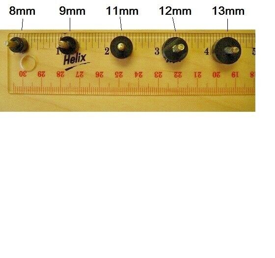 6pc SHOE REPAIR HIGH HEEL TIPS STILETTO REPLACEMENT DOWELS