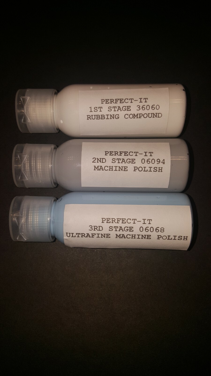 3M Perfect-It Buffing & Polishing Kit 36060, 06094, 06068 in 1 oz bottles