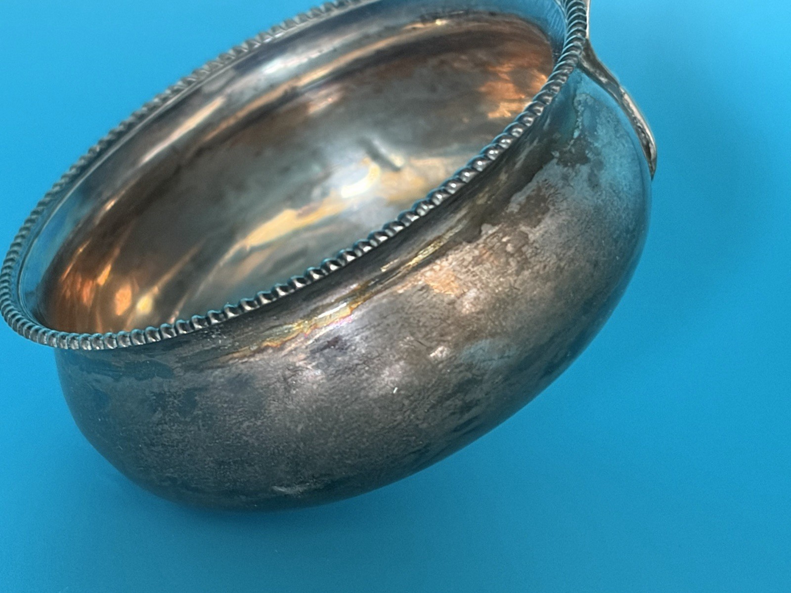 Antique 18th c. English Silver Toddy Punch Ladle