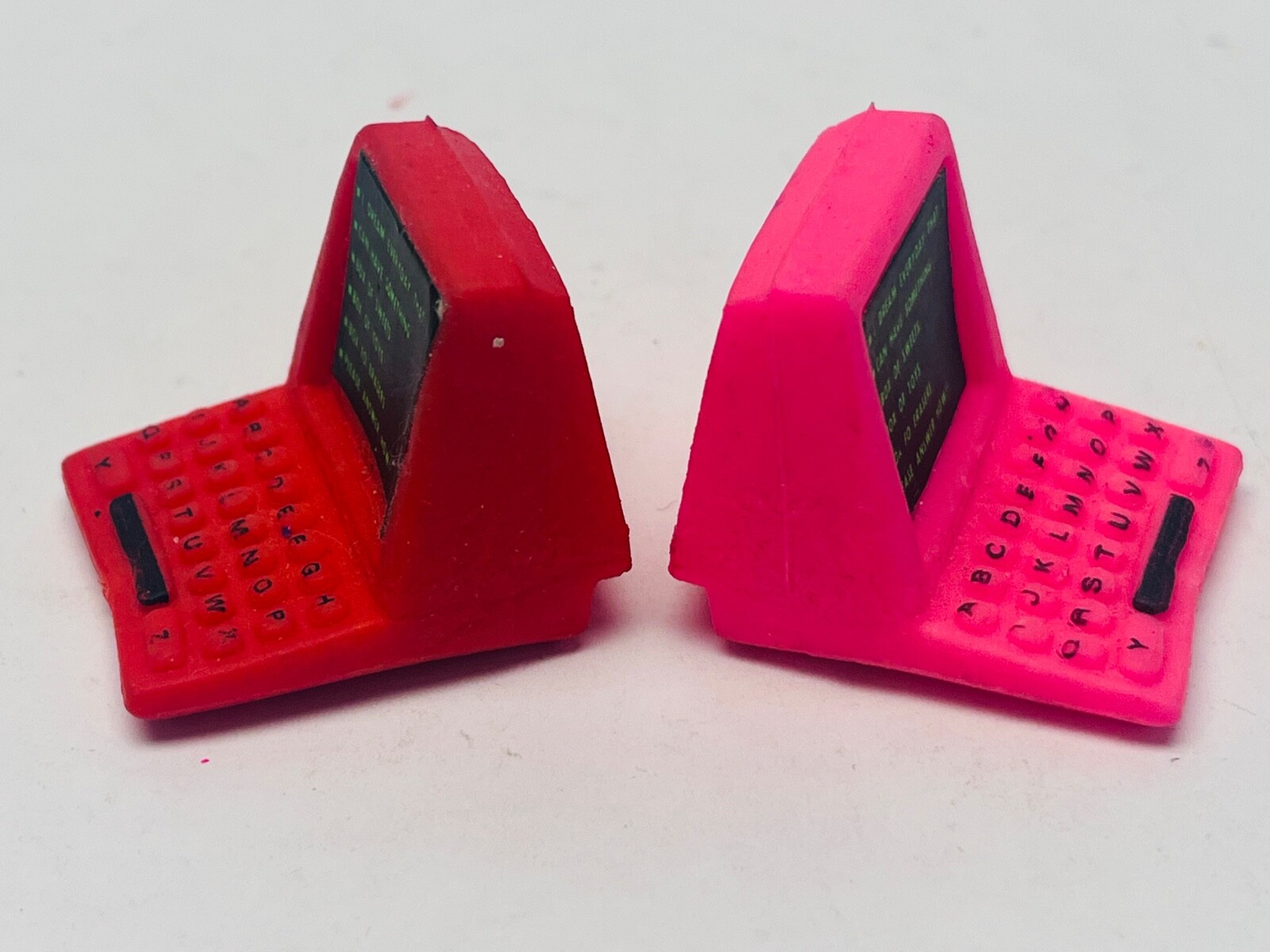 Vintage 1980s Desktop Computer Erasers Set Novelty Collectible Cool Retro BIN 21