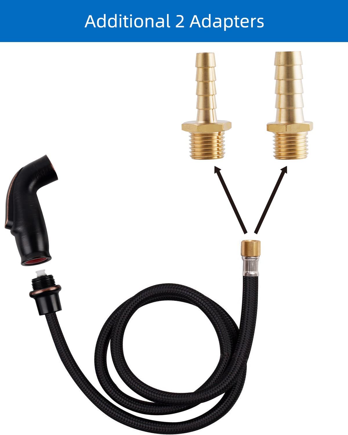 Kitchen Sink Side Sprayer,Quick Side Connector For Moen Faucet Head Replacement